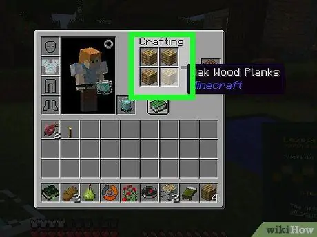 Сделайте верстак в Minecraft, шаг 16 Сделайте верстак в Minecraft, шаг 16