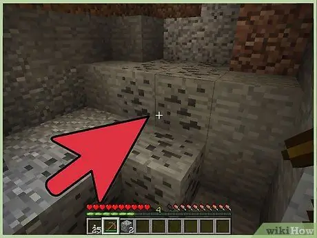 Найдите разные руды в Minecraft, шаг 1 Найдите разные руды в Minecraft, шаг 1