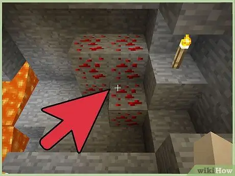 Найдите разные руды в Minecraft, шаг 3 Найдите разные руды в Minecraft, шаг 3
