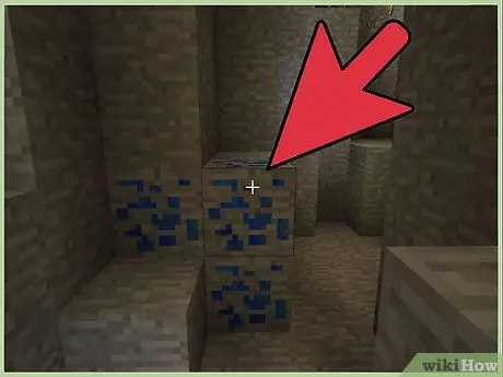 Найдите разные руды в Minecraft, шаг 4 Найдите разные руды в Minecraft, шаг 4