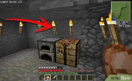 Превратите пещеру в дом в Minecraft, шаг 4 Превратите пещеру в дом в Minecraft, шаг 4