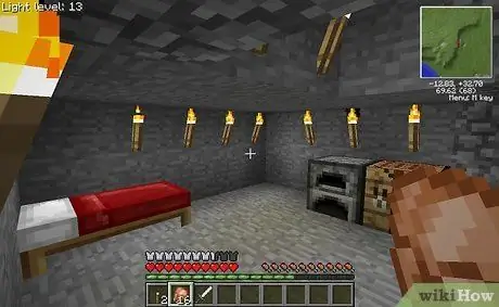 Превратите пещеру в дом в Minecraft, шаг 5 Превратите пещеру в дом в Minecraft, шаг 5