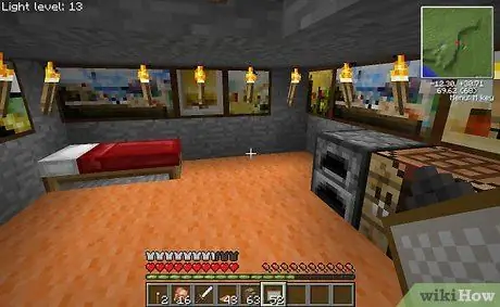 Превратите пещеру в дом в Minecraft Step 7 Превратите пещеру в дом в Minecraft Step 7