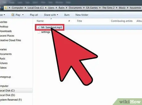 Добавьте собственную музыку в игру Sims, шаг 3 Добавьте собственную музыку в игру Sims, шаг 3