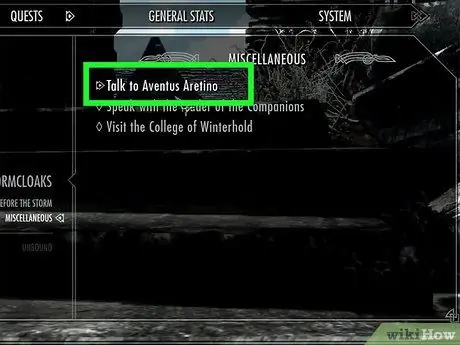 Присоединяйтесь к Темному Братству в Skyrim, шаг 2 Присоединяйтесь к Темному Братству в Skyrim, шаг 2