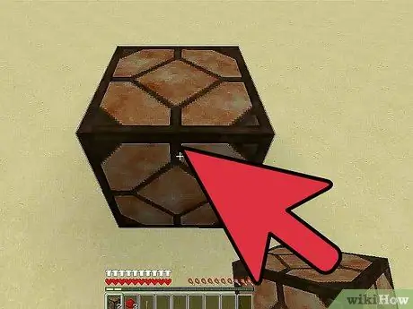 Сделайте лампу из красного камня в Minecraft, шаг 6 Сделайте лампу из красного камня в Minecraft, шаг 6