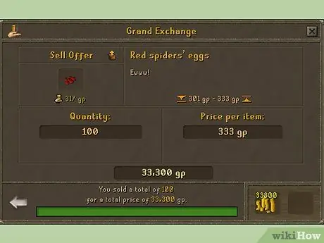 Используйте Grand Exchange в RuneScape Step 6 Используйте Grand Exchange в RuneScape Step 6