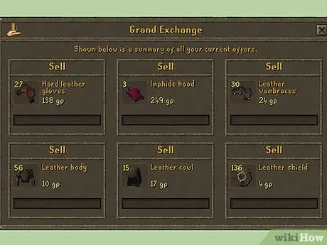 Используйте Grand Exchange в RuneScape Step 7 Используйте Grand Exchange в RuneScape Step 7