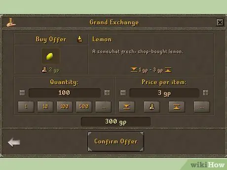 Используйте Grand Exchange в RuneScape Step 5 Используйте Grand Exchange в RuneScape Step 5