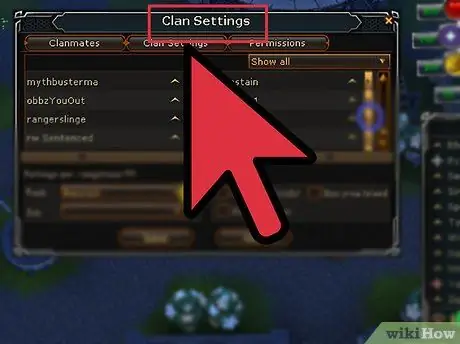 Используйте клановый чат в RuneScape Step 1 Используйте клановый чат в RuneScape Step 1