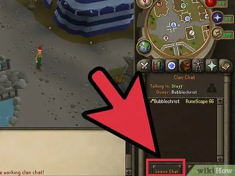 Используйте клановый чат в RuneScape Step 11 Используйте клановый чат в RuneScape Step 11