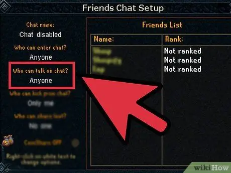 Используйте клановый чат в RuneScape Step 4 Используйте клановый чат в RuneScape Step 4