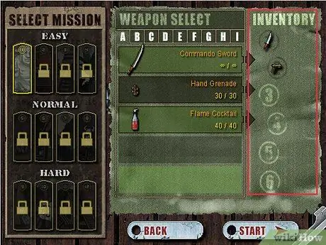 Начать играть в Commando 2, шаг 3