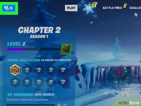 Добавить друзей в Fortnite, шаг 3