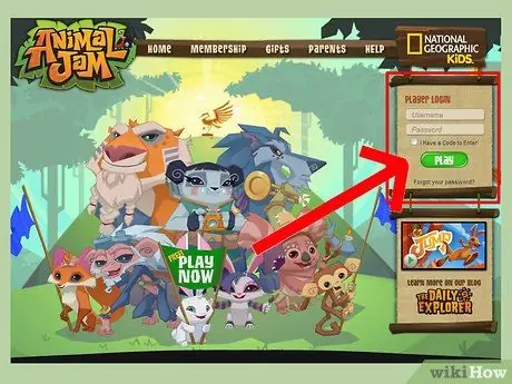 Сделайте новое животное в Animal Jam, шаг 1