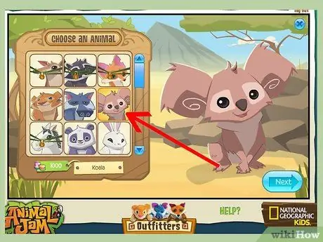 Сделайте новое животное в Animal Jam, шаг 4