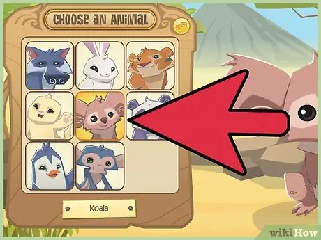 Сыграть в Animal Jam, шаг 2