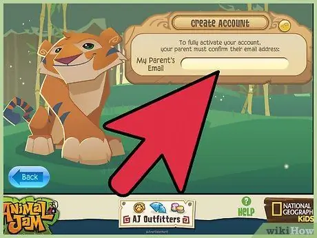 Сыграть в Animal Jam, шаг 4