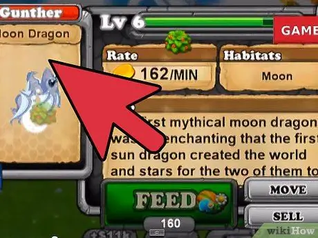 Вывести лунного дракона в DragonVale, шаг 2