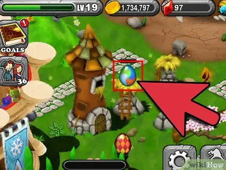 Выведите сезонного дракона в DragonVale, шаг 4