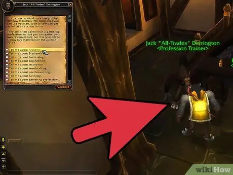 Выберите свои основные профессии в World of Warcraft, шаг 1 Выберите свои основные профессии в World of Warcraft, шаг 1