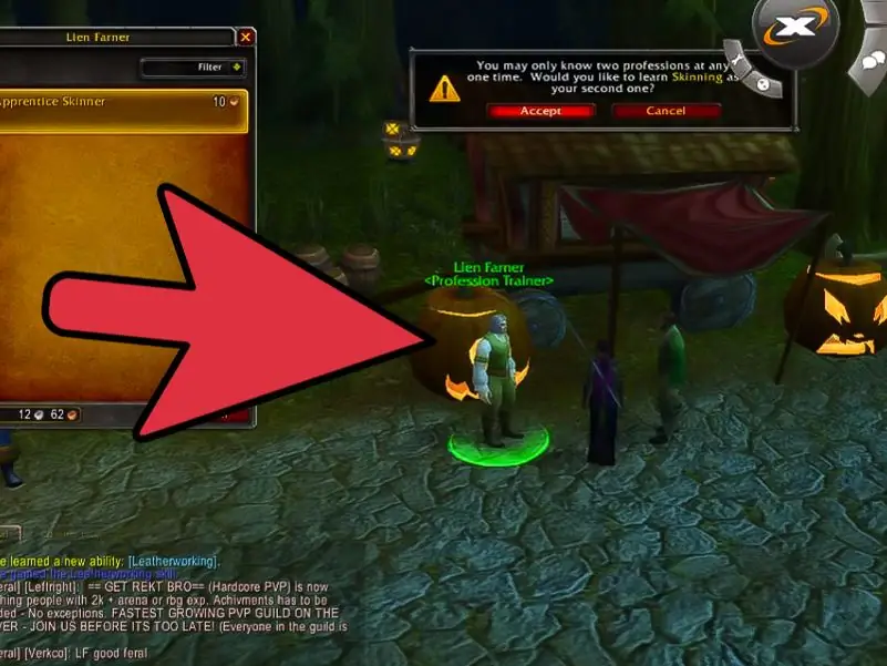 Как выбрать основную профессию в World of Warcraft