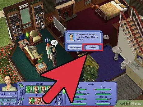 Сделайте Sims обнаженным в Sims 2, шаг 9 Сделайте Sims обнаженным в Sims 2, шаг 9