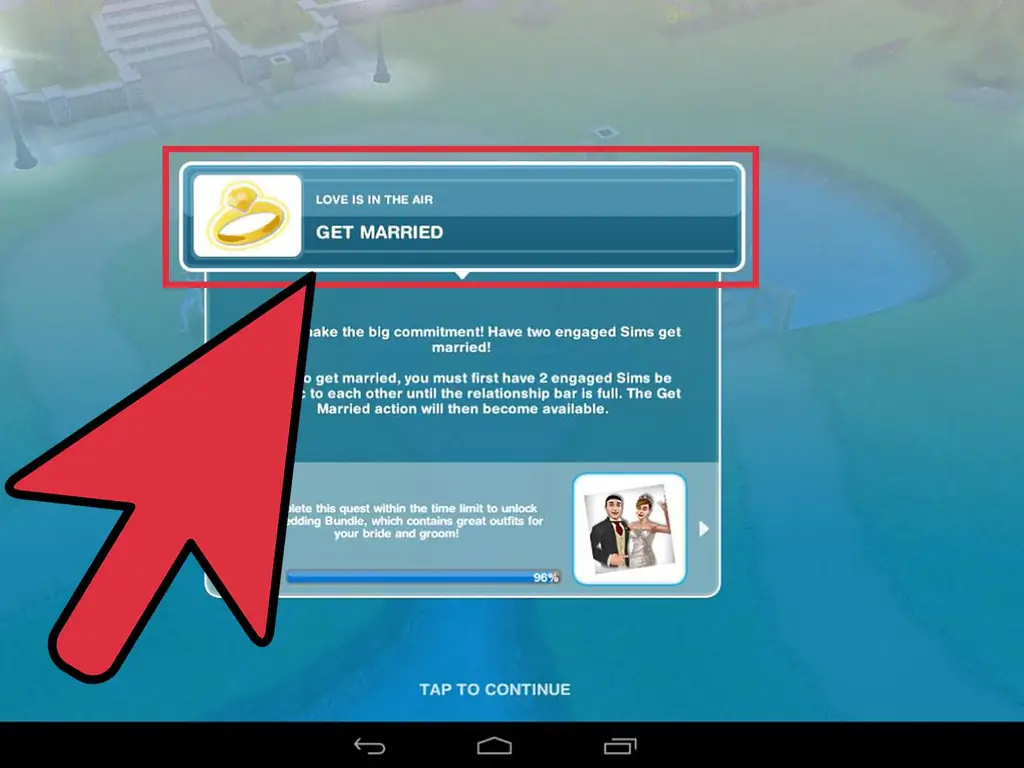 Как выйти замуж в The Sims Freeplay: 13 шагов (с иллюстрациями)