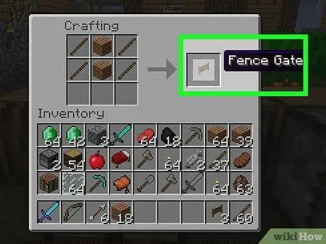 Создайте забор в Minecraft, шаг 3 Создайте забор в Minecraft, шаг 3