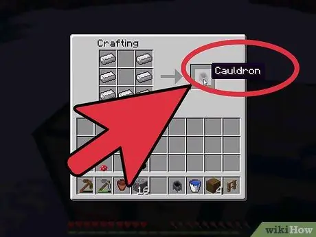 Сделайте котел в Minecraft, шаг 8 Сделайте котел в Minecraft, шаг 8