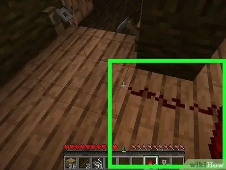 Сделайте крючок Tripwire в Minecraft Step 13