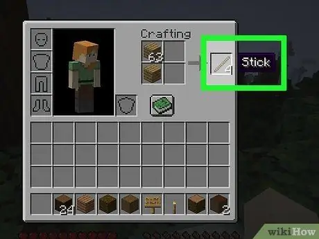 Сделайте крючок Tripwire в Minecraft, шаг 2