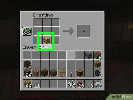 Сделайте крючок Tripwire в Minecraft Step 8