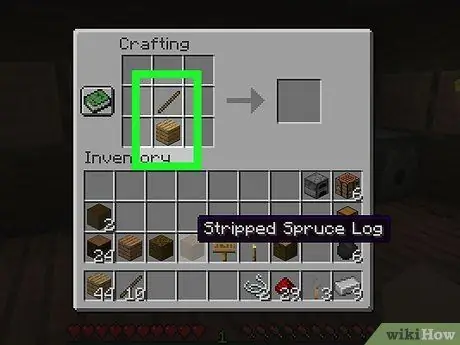 Сделайте крючок Tripwire в Minecraft Step 9