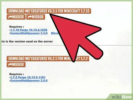Установите Mo Creatures Step 8