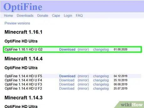 Совместное использование модификаций и OptiFine в Minecraft Java Edition 1.14, шаг 7 Совместное использование модификаций и OptiFine в Minecraft Java Edition 1.14, шаг 7