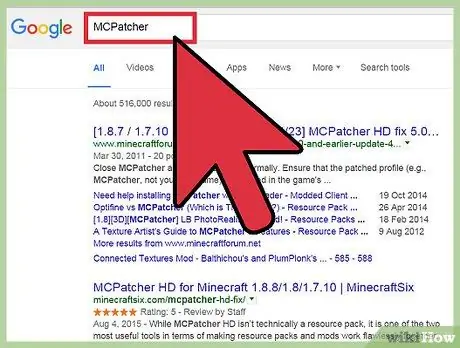 Установите MCPatcher для Minecraft Шаг 1 Установите MCPatcher для Minecraft Шаг 1