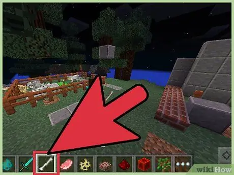 Приручить собаку в Minecraft PE Шаг 2 Приручить собаку в Minecraft PE Шаг 2