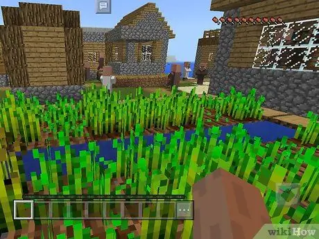 Найдите деревню NPC в Minecraft PE, шаг 10