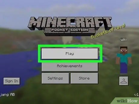Найдите деревню NPC в Minecraft PE, шаг 2