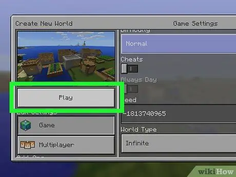 Найдите деревню NPC в Minecraft PE, шаг 7
