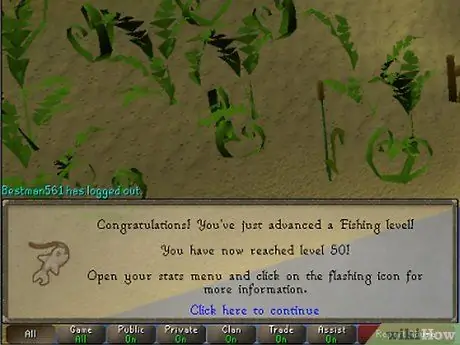 Поймать меч-рыбу в RuneScape, шаг 1