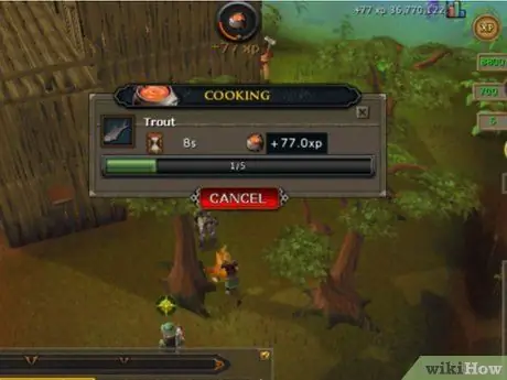 Достигните 99 кулинарий в RuneScape, шаг 10