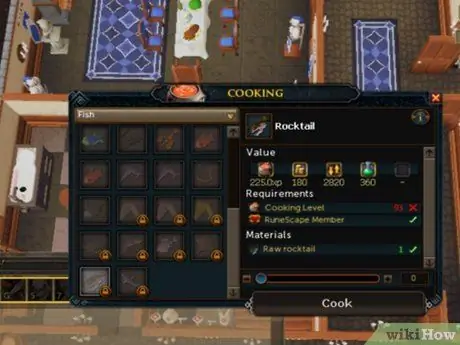 Получите 99 кулинарий в RuneScape, шаг 16