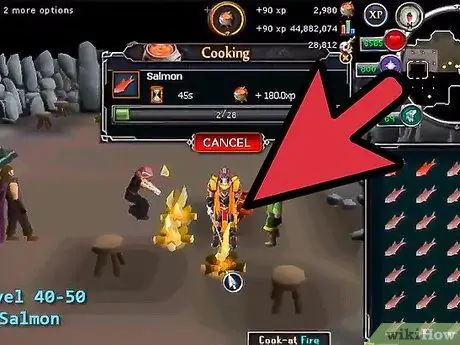Тренируйтесь вместе с рыбалкой и готовкой в RuneScape Step 17