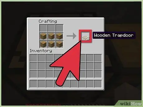 Сделайте люк в Minecraft, шаг 3