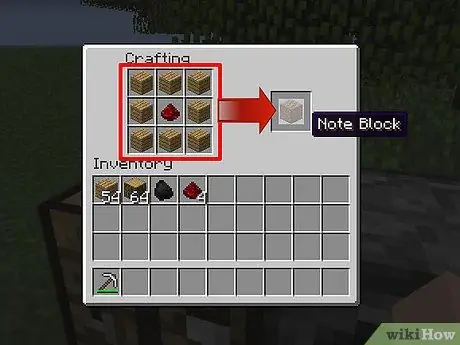 Создайте блок для заметок в Minecraft, шаг 4 Создайте блок для заметок в Minecraft, шаг 4