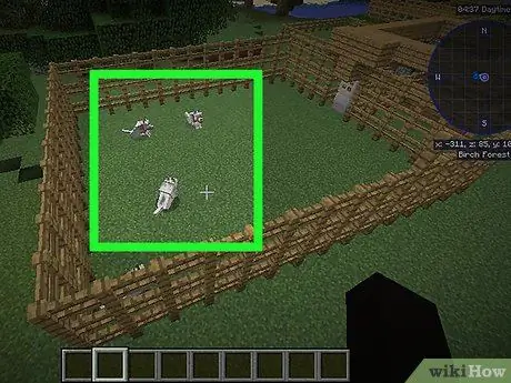 Постройте волчье логово для своего волка в Minecraft, шаг 3 Постройте волчье логово для своего волка в Minecraft, шаг 3
