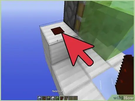 Создайте ловушку для отпугивания прыжка в Minecraft, шаг 4 Создайте ловушку для отпугивания прыжка в Minecraft, шаг 4