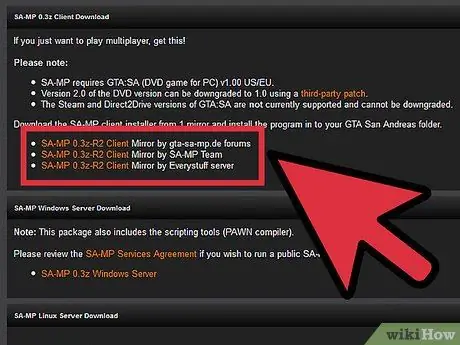 Сыграйте в многопользовательскую игру Grand Theft Auto_ San Andreas, шаг 2 Сыграйте в многопользовательскую игру Grand Theft Auto_ San Andreas, шаг 2